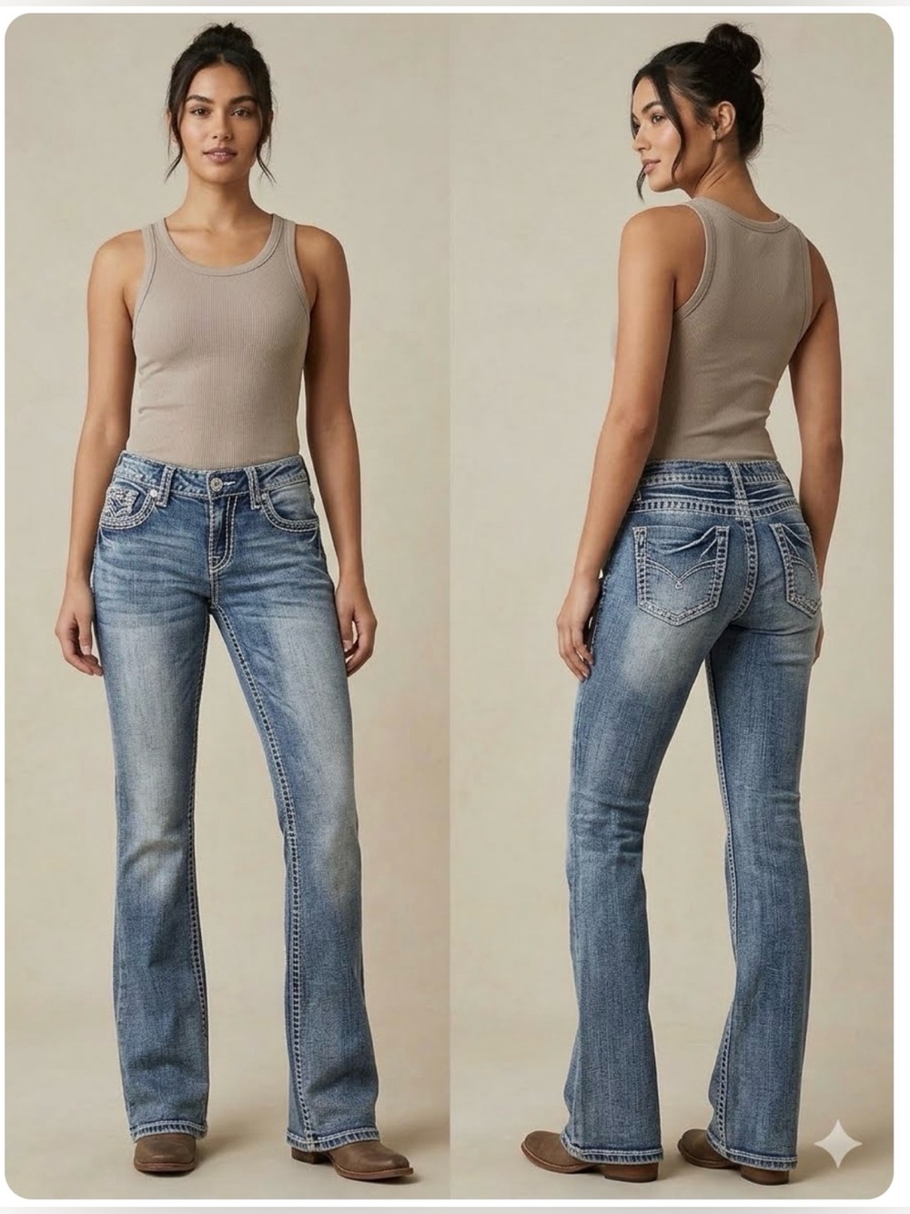 Blue Asphalt Size 11 Light Wash Flare Jeans